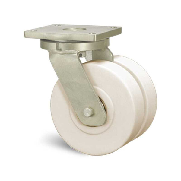 Roulette industrielle polyamide jumelée – 3000 kg