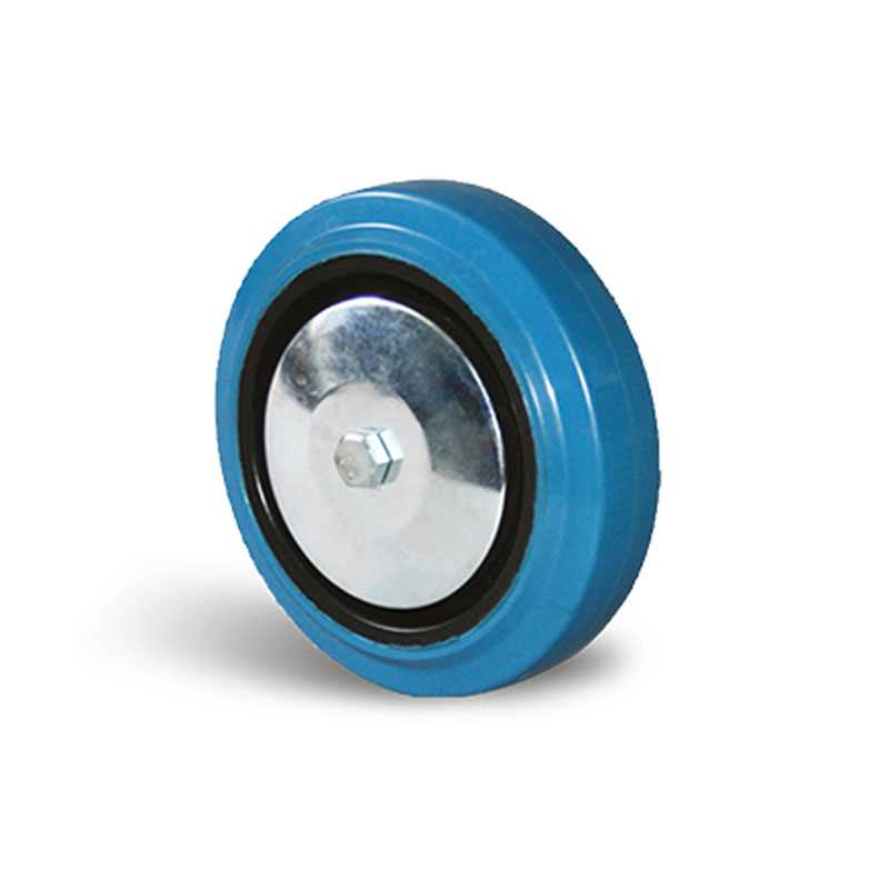 roues-571-400-080L12PF Roue caoutchouc élastique - 100 à 300 kg