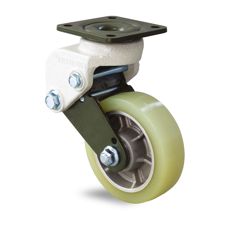 XP4BS130-218B Roulette à suspension sur tampons - jusqu'à 150 kg - à platine pivotante, 200, 270, 260, 235, 55 à 76, -, 125