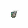 Roulette-pivotante-polyuréthane-vert-250-a-350 kg-U4R-215B-RI