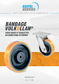 Roues et roulettes à bandage Vulkollan