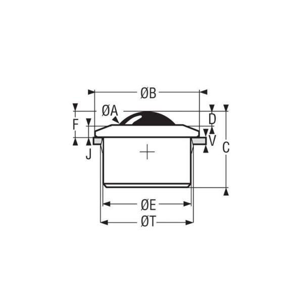 Billes à socle cylindrique épaulé – de 5 à 610 kg