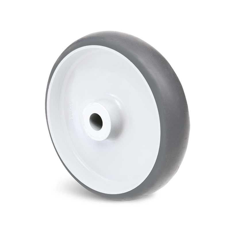 roues-325-200-050L10 Roue caoutchouc thermoplastique - 40 à 200 kg