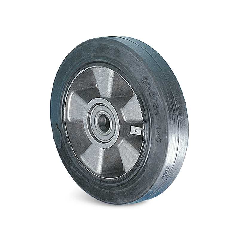 roues-55-411-100B15 Roue caoutchouc élastique - 180 à 700 kg