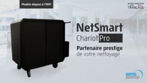 Chariot de nettoyage professionnel NetSmart pour centres commerciaux